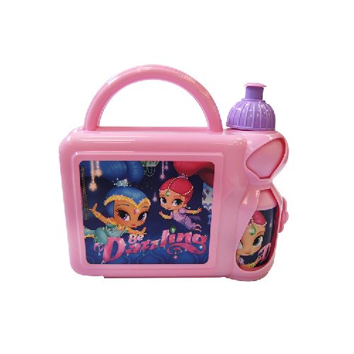 Lunchera infantil de Shimmer and Shine con botella — Cartoons