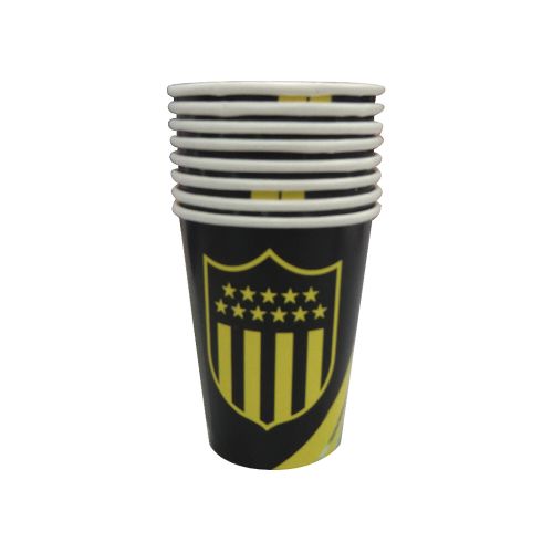 Cotillón Vaso Descartable x 8 Peñarol — Cartoons