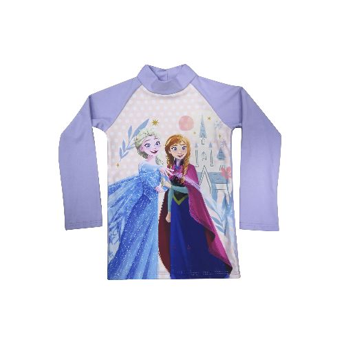 Remera UV Malla Infantil Frozen Varios Talles — Cartoons