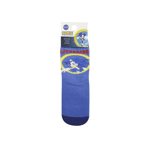 Medias Infantiles Sonic Azul Oficial Talle 19/30 — Cartoons