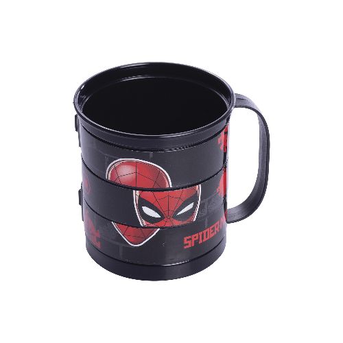 Taza Plástica Puzzle 360ml - Spiderman — Cartoons