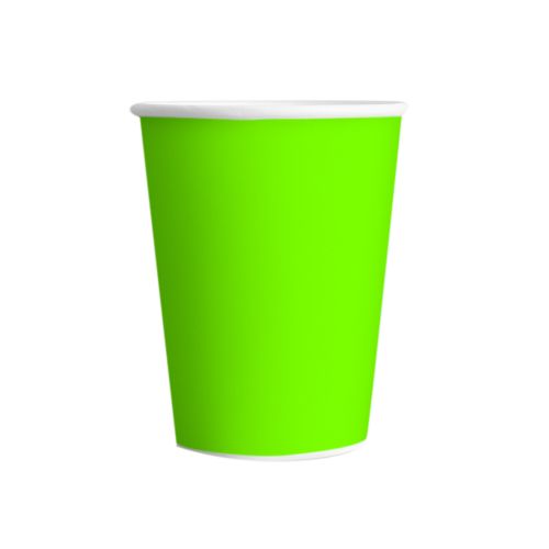 Vaso Cotillón Pack x8 Colores Pastel - VERDE FLUO — Cartoons