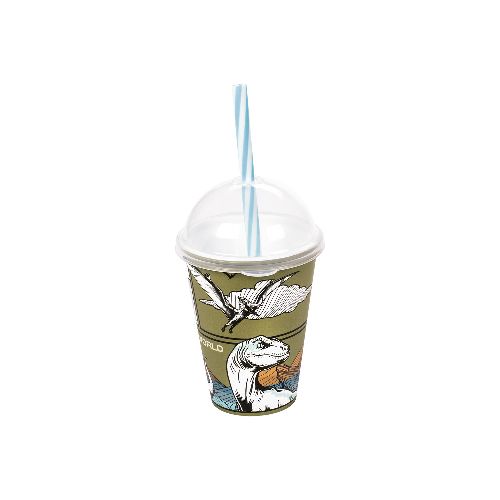 Vaso Plástico Milk Shake Jurassic World 280 ml — Cartoons