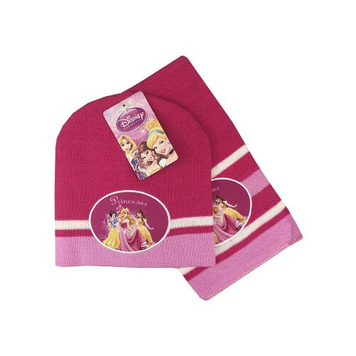 Gorro y Bufanda Parche Princesas Disney — Cartoons