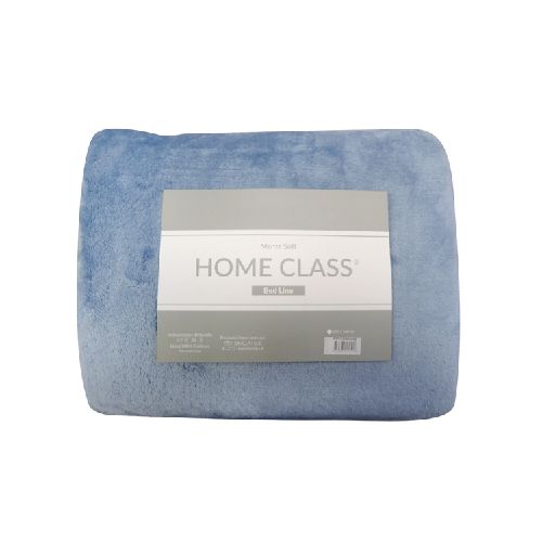 Frazada Flannel 2 Plazas Home Class 200 x 240 cm - AZUL PIEDRA — Cartoons