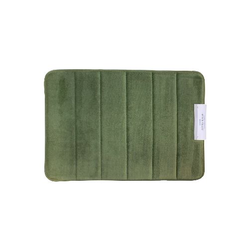 Alfombra Baño con Memoria Home Class Microfibra 43 x 61 cm - VERDE CLARO — Cartoons