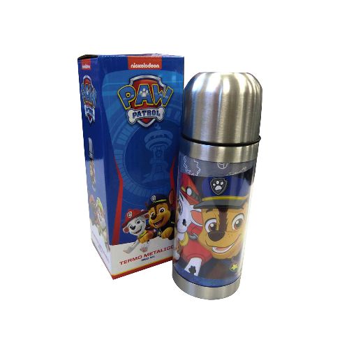 Termo de Metal Térmico 350 ml - Paw Patrol - AZUL — Cartoons