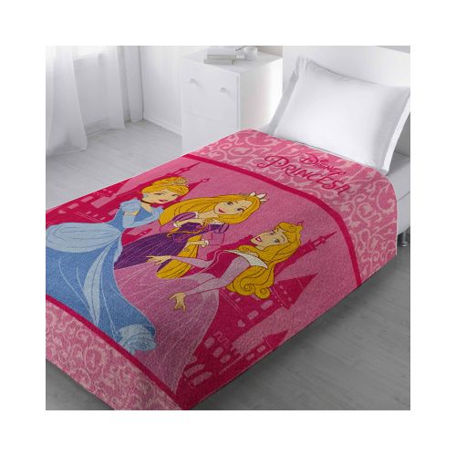 Frazada Infantil Soft 1 Plaza Princesas 150 X 200 Cm — Cartoons