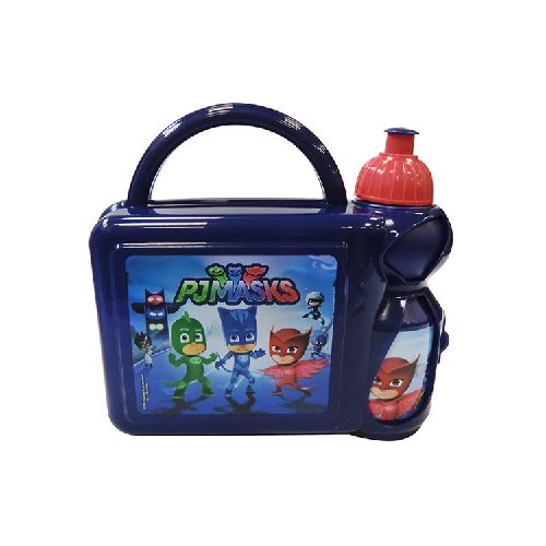 Lunchera infantil de Pj Mask con botella — Cartoons