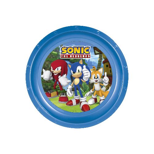 Plato Plástico Sonic 22 cm — Cartoons