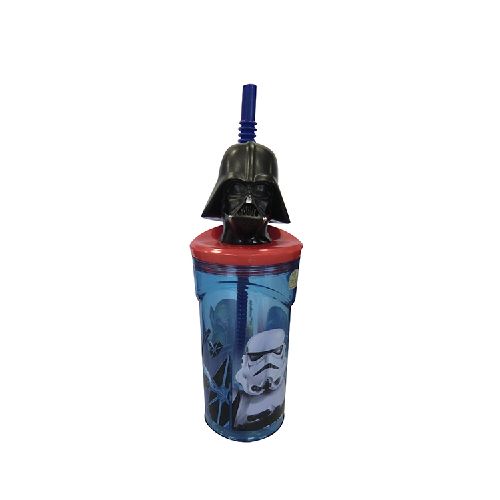 Vaso Alto con Tapa con Forma Star Wars — Cartoons