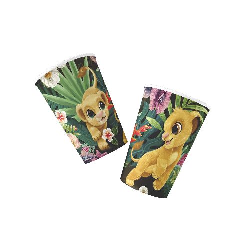 Cotillón Vaso Descartable x 8 Animalitos de la Selva Disney — Cartoons