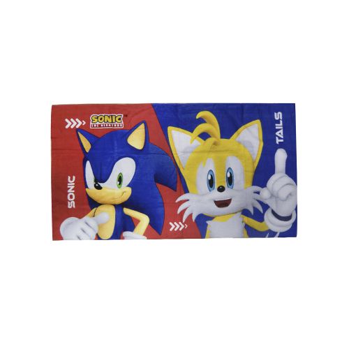 Toalla Infantil Playera Sonic Algodón 70 x 130 cm — Cartoons