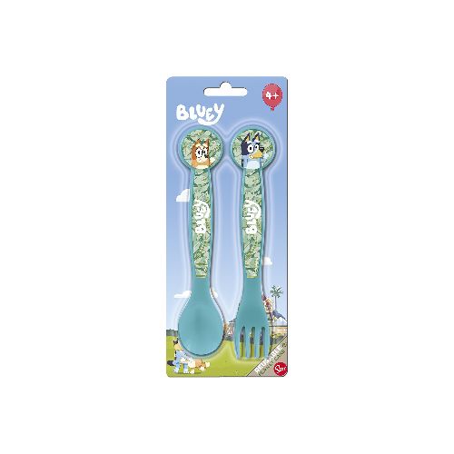 Set x 2 Cubiertos Infantiles Bluey — Cartoons