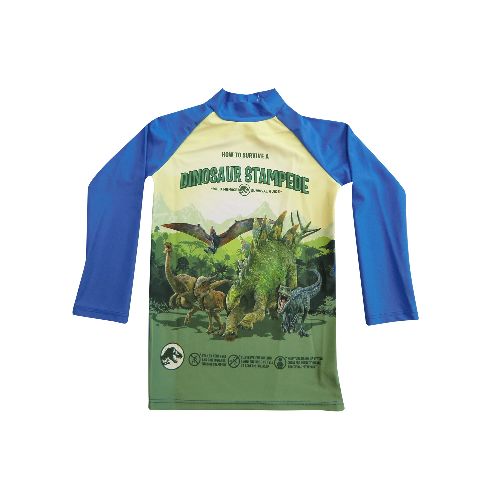 Remera UV Malla Infantil Jurassic World  Jurassic world