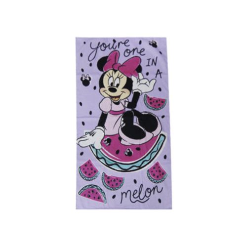 Toalla Playera Mickey y Minnie Algodón 70 x 130 cm - PER 89  Mickey mouse