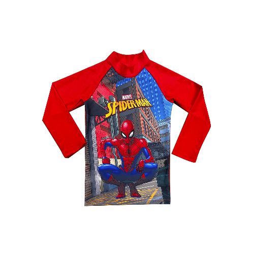 Remera UV Malla Infantil Varios Talles - Spiderman — Cartoons