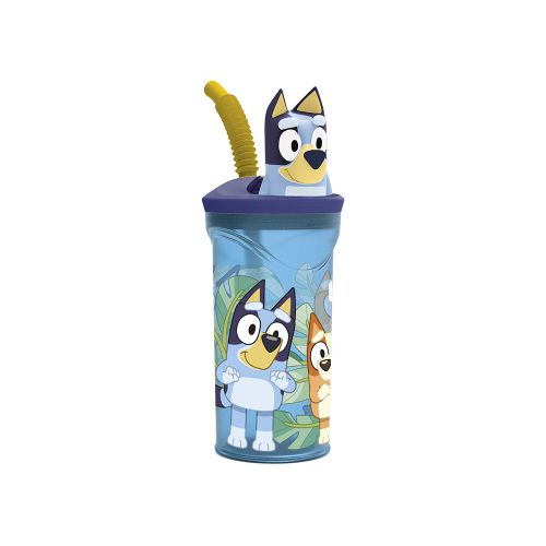 Vaso Alto con Forma 3D Bluey 18 cm 360ml — Cartoons