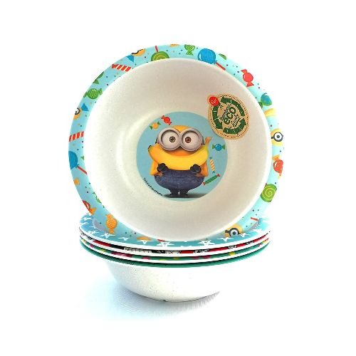 Bowl con Fibra de Bambú Minions — Cartoons