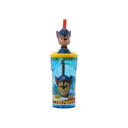 Vaso Alto con Forma 3D Paw Patrol 18 cm 360ml - CHASE — Cartoons