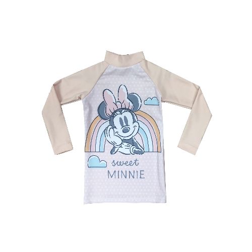 Remera UV Malla Bebé Talles 6/24 Meses - Minnie  Mickey mouse