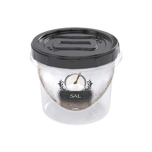 Salero con Tapa Rosca 720ml - NEGRO — Cartoons