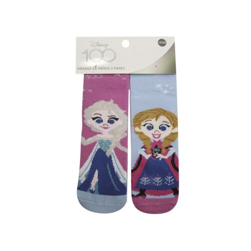 Pack x 2 Medias Infantiles Frozen Talle 19/30 — Cartoons