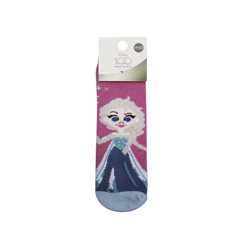 Medias Infantiles Frozen Rosada Oficial Talle 19/30 — Cartoons