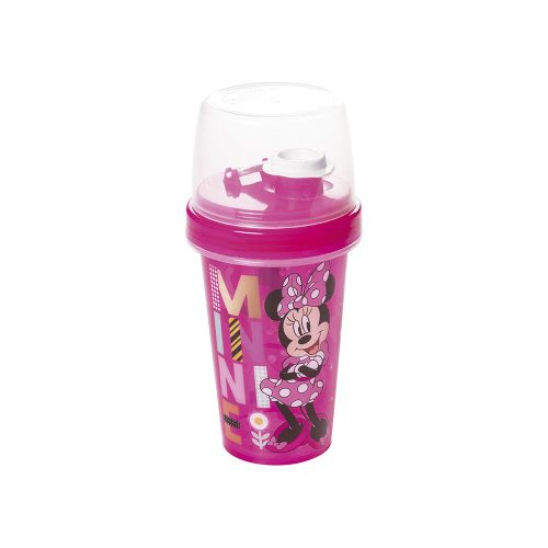 Vaso Milk Shake con Tapa Minnie 320 ml — Cartoons