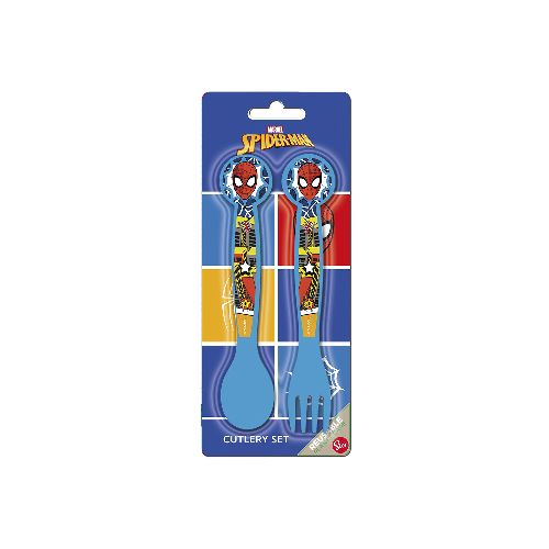 Set x 2 Cubiertos Infantiles Spiderman — Cartoons