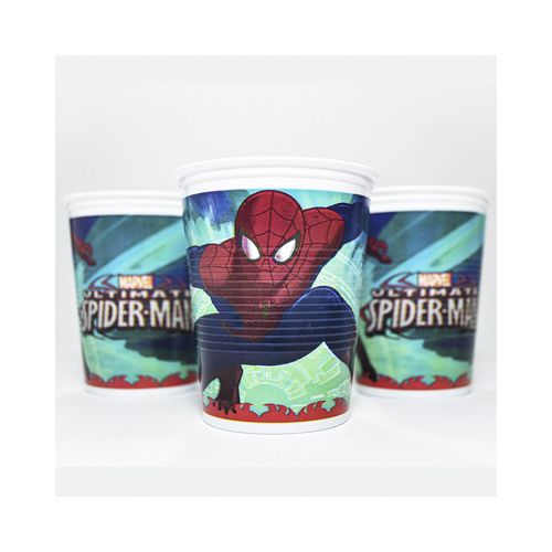 Cotillón Vaso Descartable x 8 - Spiderman — Cartoons