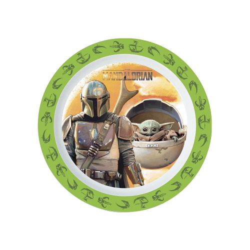 Plato Microondas The Mandalorian 22 cm - VERDE — Cartoons