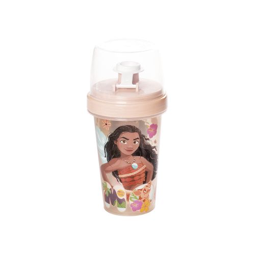 Vaso Milk Shake con Tapa Moana 320 ml — Cartoons