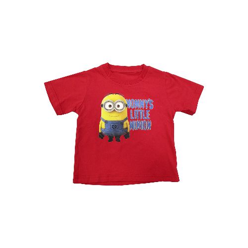 Remera para Bebé de Minions - ROJO — Cartoons