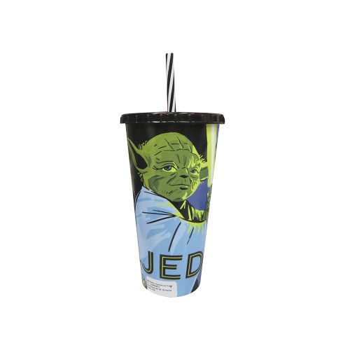 Vaso Plástico con Pajita 700ml Oficial - STAR WARS — Cartoons