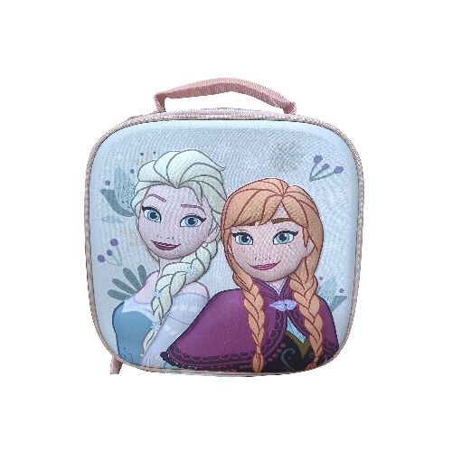 Lunchera 3D Térmica Escolar Frozen 22 x 22 cm Oficial — Cartoons