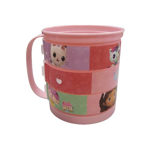 Taza Plástica Puzzle La Casa de Gabby 360ml — Cartoons