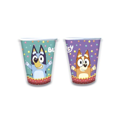 Cotillón Vaso Descartable x 8 Bluey — Cartoons