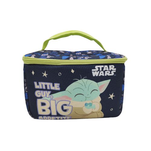 Lunchera Infantil Térmica 22x16 CM - Baby Yoda Azul — Cartoons