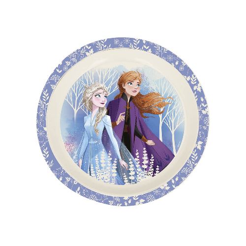 Plato con Fibra de Bambú Frozen — Cartoons