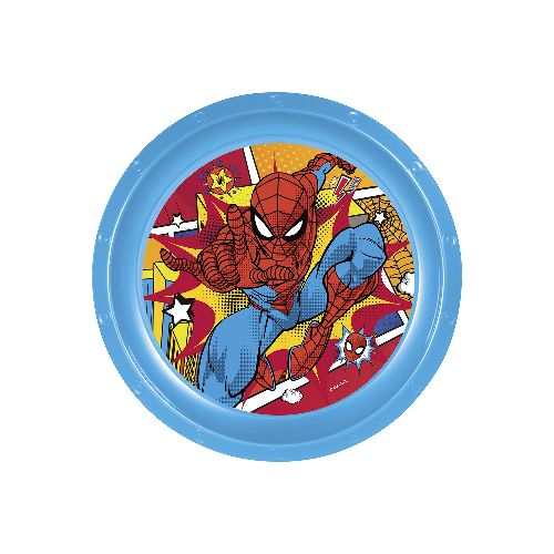 Plato Plástico Spiderman 22 cm — Cartoons