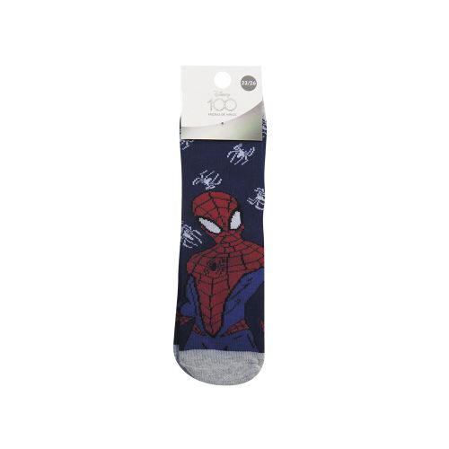 Medias Infantiles Spiderman Azul Oficial Talle 19/30 — Cartoons