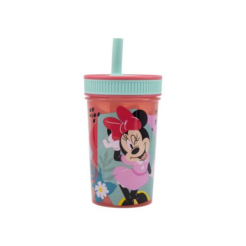 Vaso con Pajita Leak Proof Minnie 420 ml — Cartoons