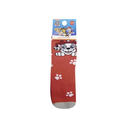 Medias Infantiles Paw Patrol Rojo Oficial Talle 19/30 — Cartoons