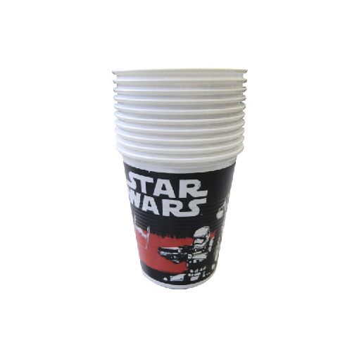 Cotillón Vaso x10 Star Wars Oficial — Cartoons