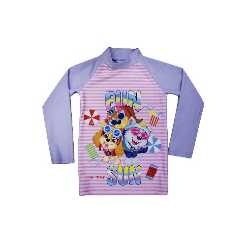 Remera UV Malla Infantil Paw Patrol - Skye Everest y Liberty — Cartoons