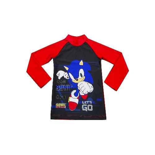 Remera UV Malla Infantil Sonic Varios Talles — Cartoons