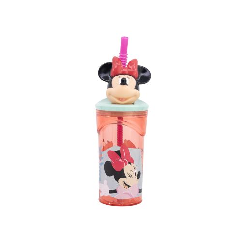 Vaso Alto con Forma 3D Minnie 18 cm 360ml  Mickey mouse