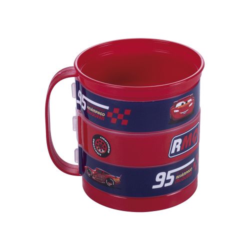 Taza Plástica Puzzle Cars 360ml — Cartoons