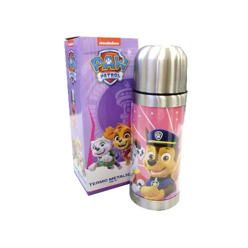 Termo de Metal Térmico 350 ml - Paw Patrol - ROSA 1 — Cartoons